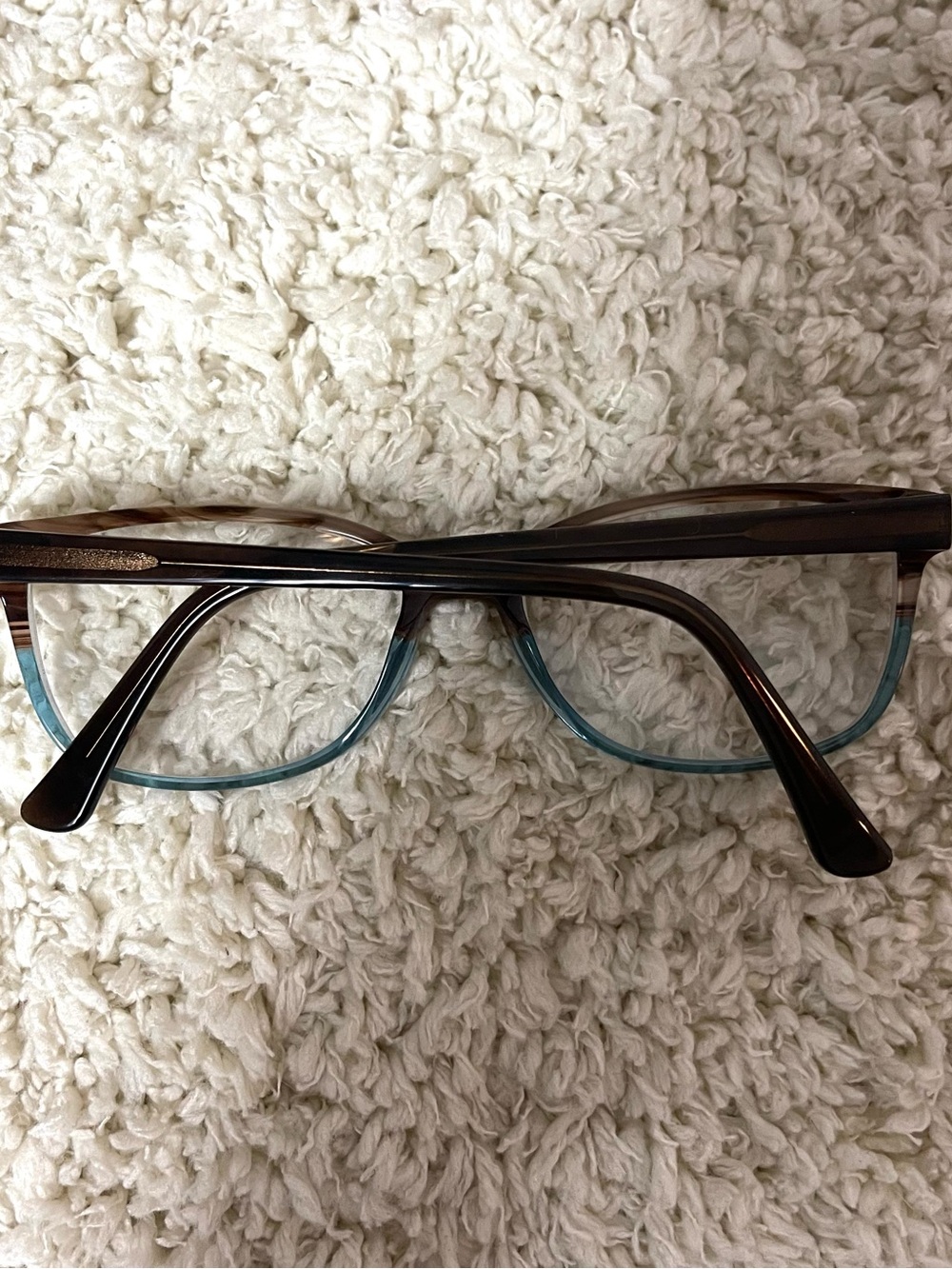 Señorita Brown and Teal Women's Glasses - Picture 2 of 9